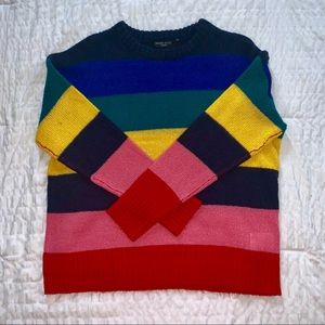 NWOT Colorful Striped Sweater